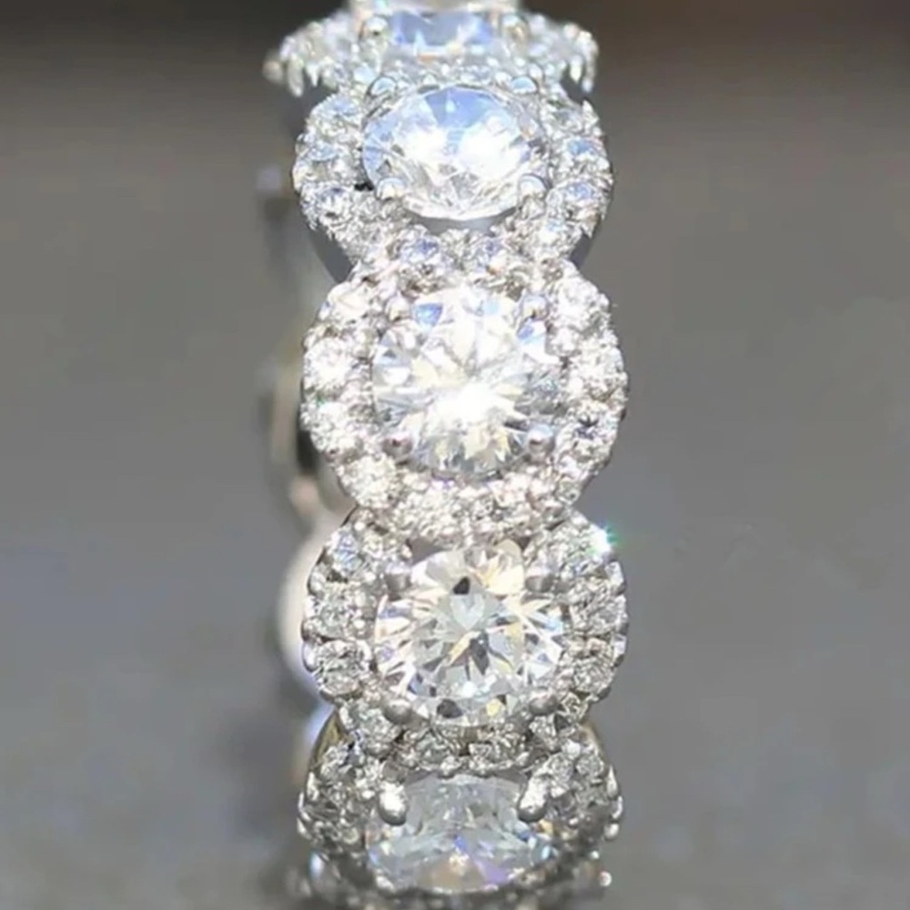 BRIDAL WEDDING ENGAGEMENT RING - Picture 3 of 8